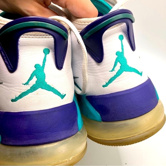 RARE Air Jordan Mars 270 Grape white purple teal leather upper mens size 13 - Picture 9 of 15